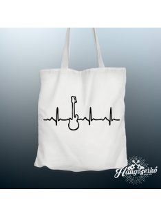 Gitár heartbeat vászontáska