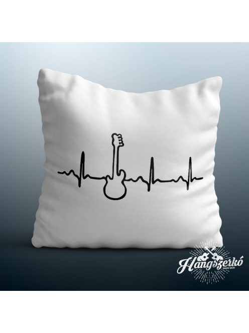 Gitár heartbeat párna