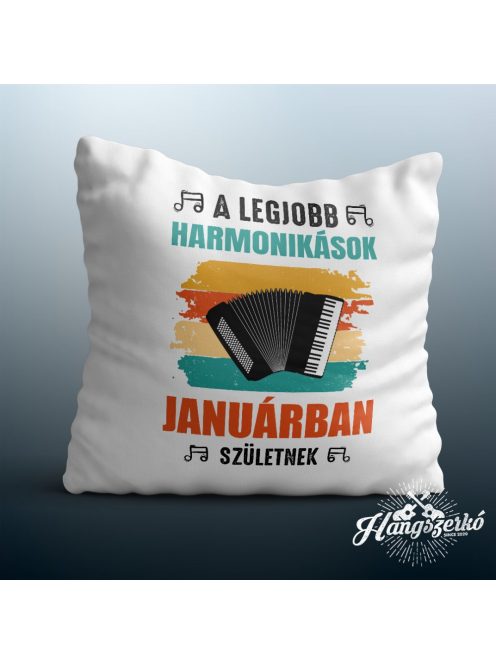 A legjobb harmonikások születésnap párna