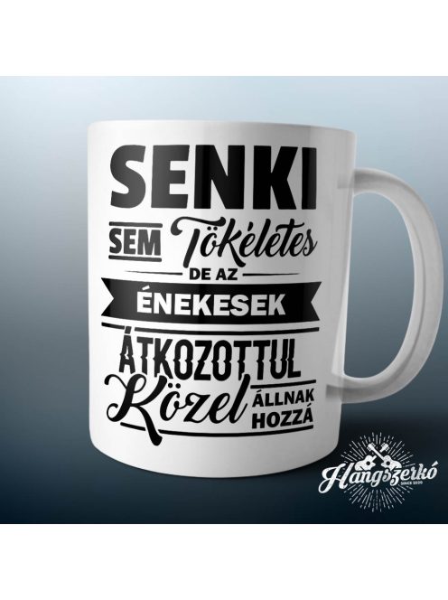 Senki sem tökéletes de az énekesek átkozottul közel állnak hozzá bögre