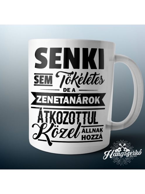 Senki sem tökéletes de a zenetanárok átkozottul közel állnak hozzá bögre