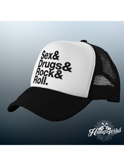 Sex & Drugs & Rock & Roll baseball sapka